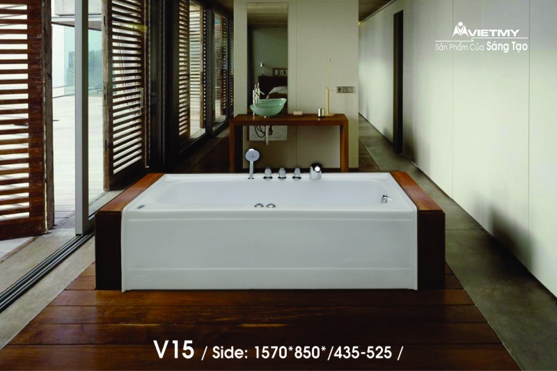 Bồn tắm dài Việt Mỹ Model V15