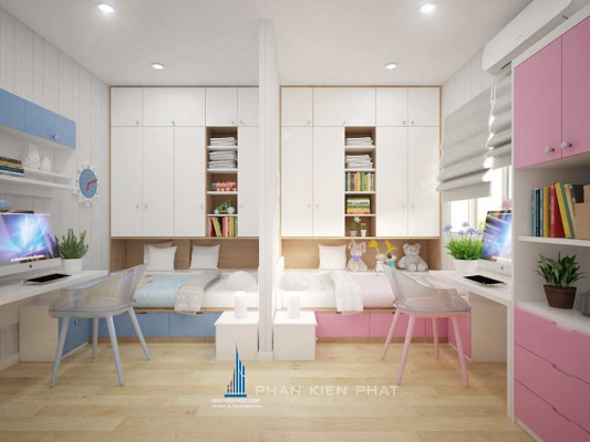 phòng ngủ trẻ em chung cư bình thạnh 1